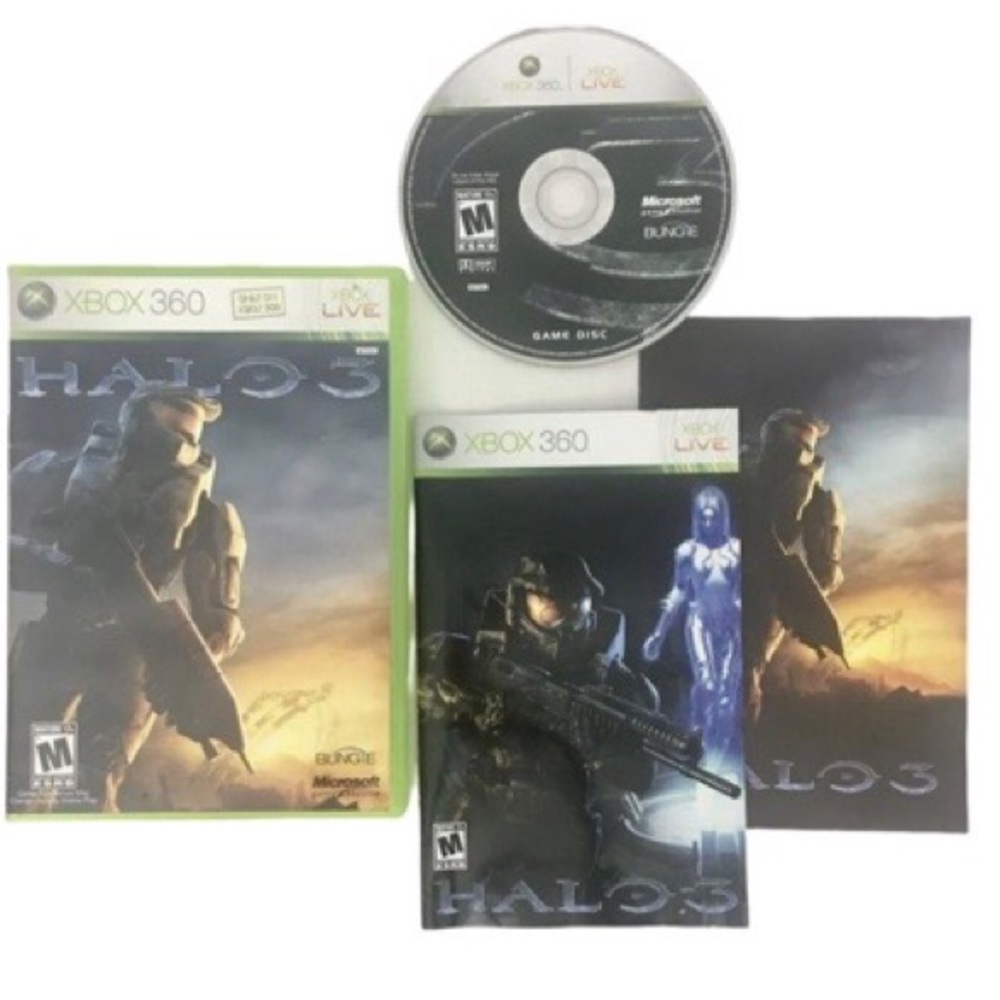 Halo 3 Xbox 360 Game TESTED COMPLETE With MANUAL And POSTER